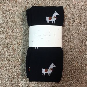 Tintoretta printed llama tights, One size